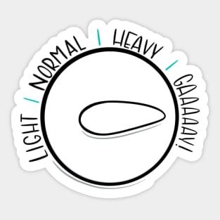 Normal is a washing machine setting Sticker